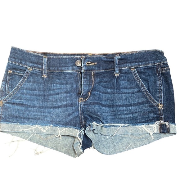 ABERCROMBIE and fitch Jean shorts Sz27 - Picture 1 of 5